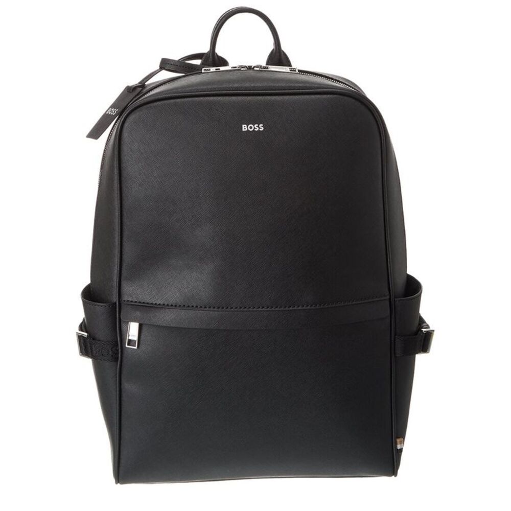 Hugo Boss Zair Leather Backpack